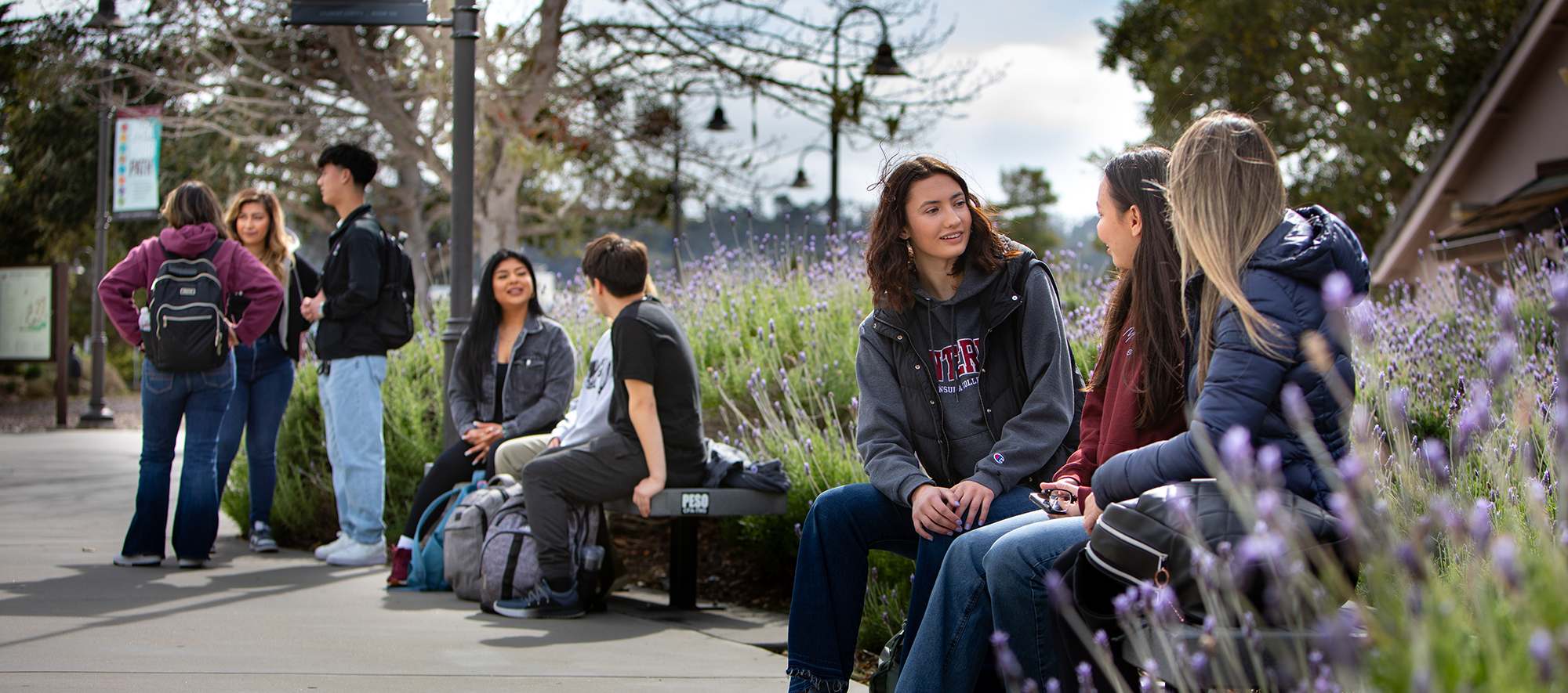 Students on MPC campus
