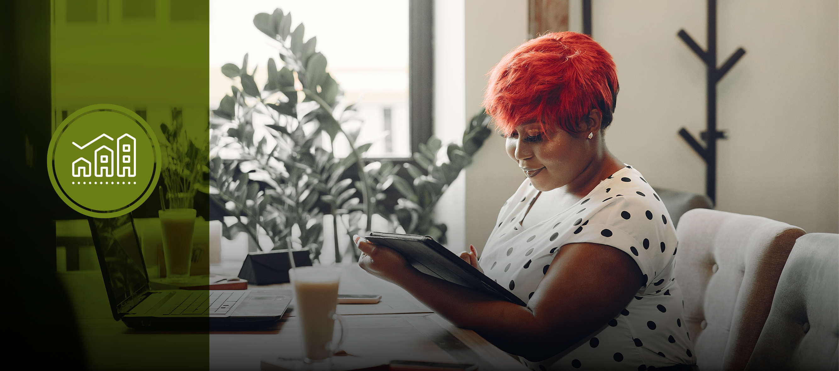 administrative assistant working at her desk