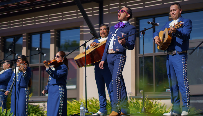 Mariachi band performs at Family STEM day in 2023