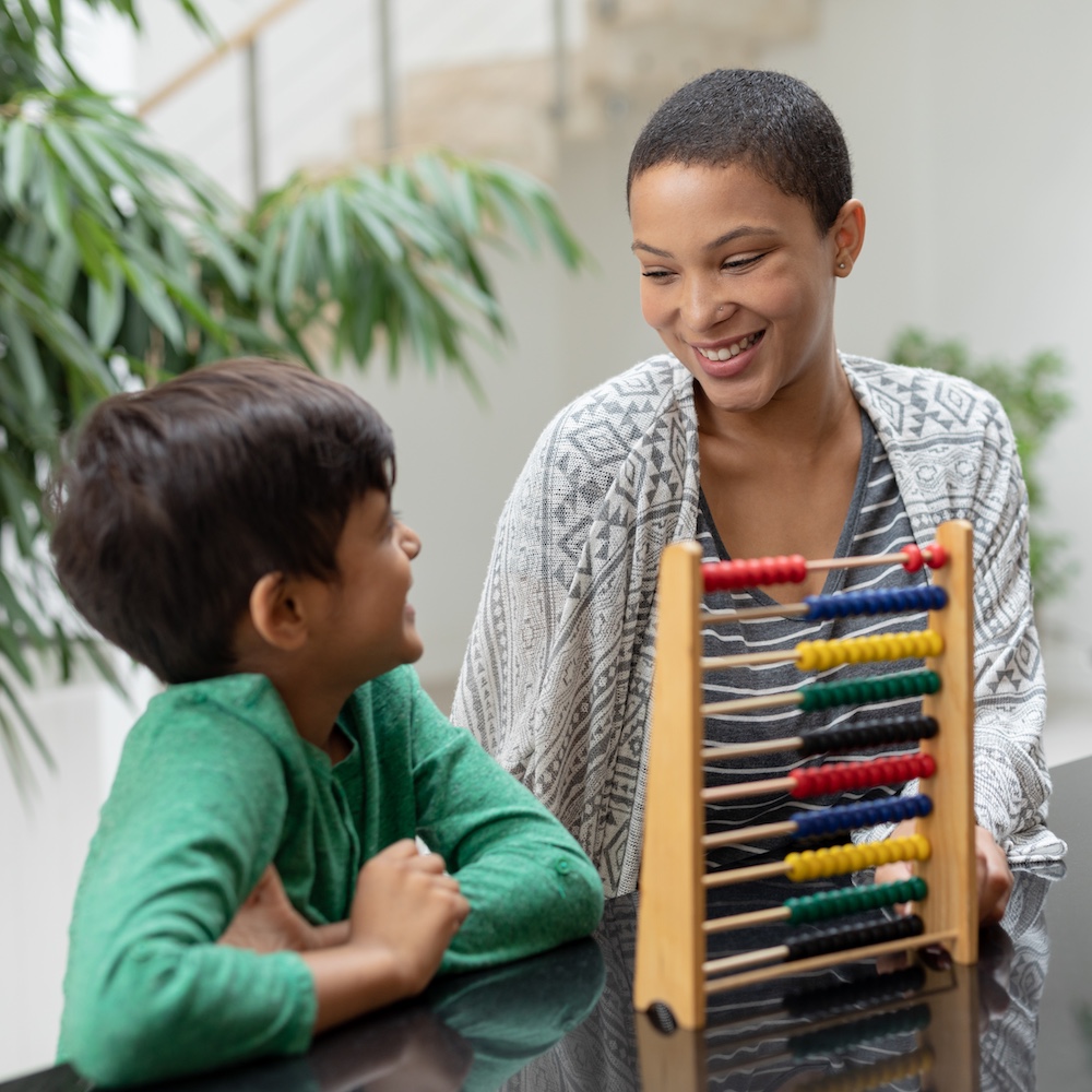 Special Education Specialist with Student in Class