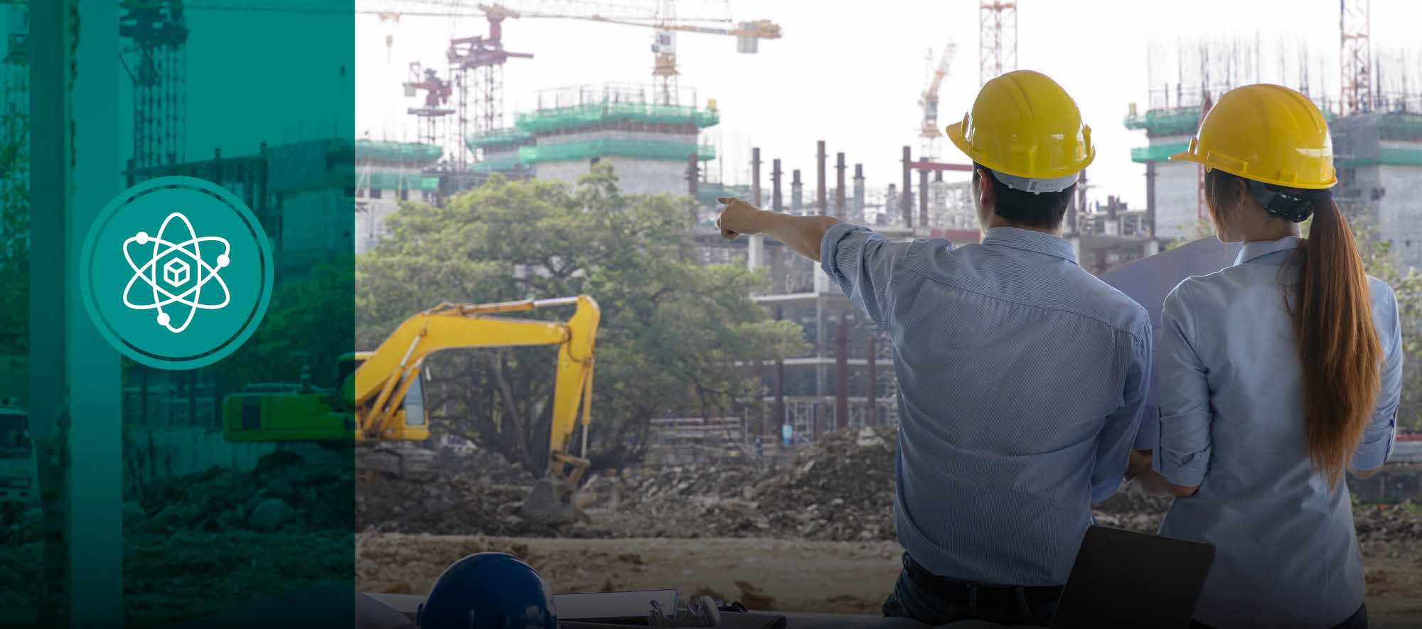 engineers working on site