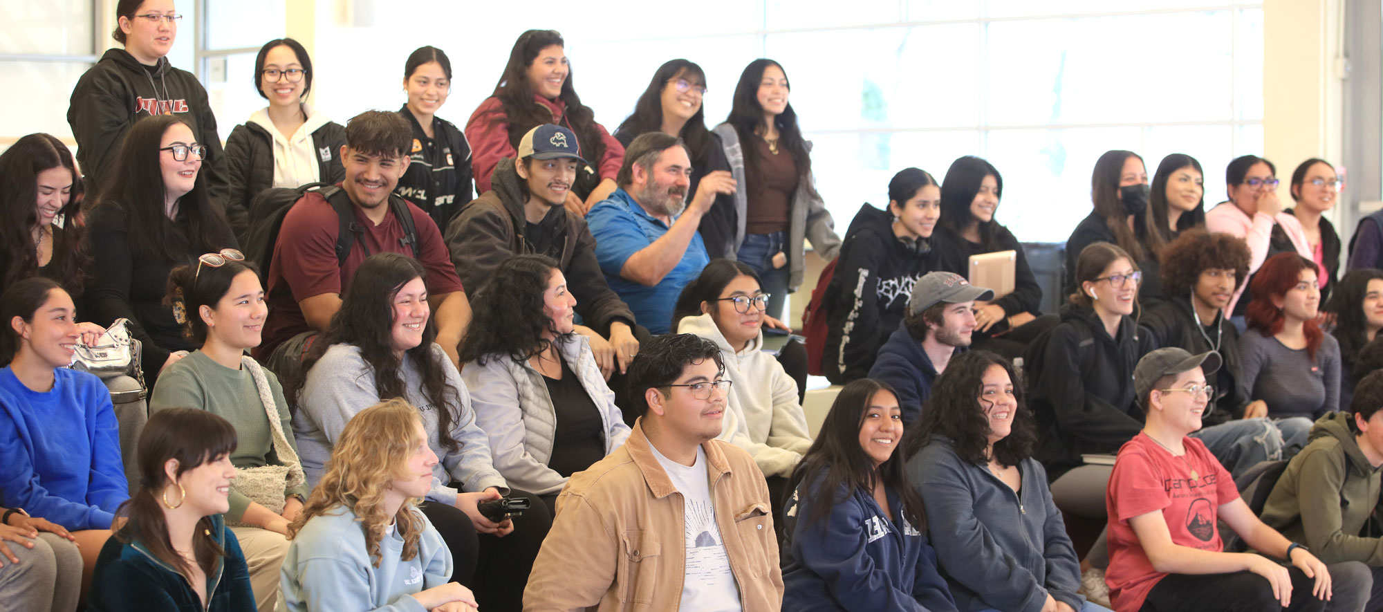 MPC students sitting at an orientation