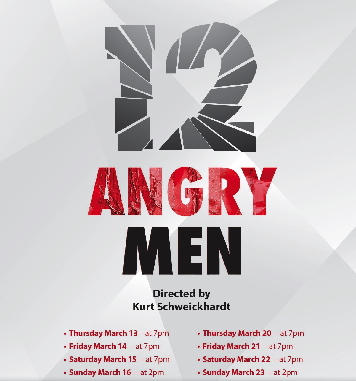 Poster for MPC Production "12 Angry Men"