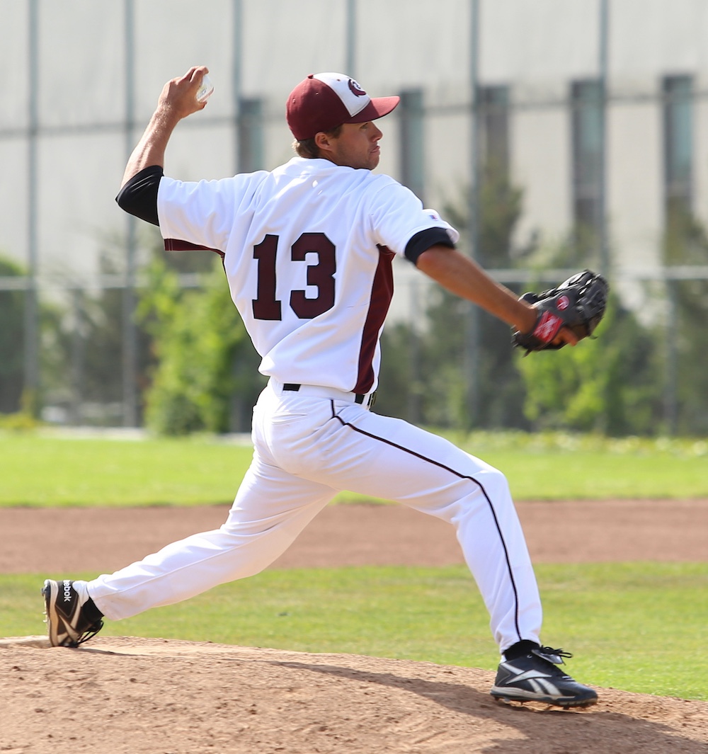 MPC Baseball Player Pitching a Ball