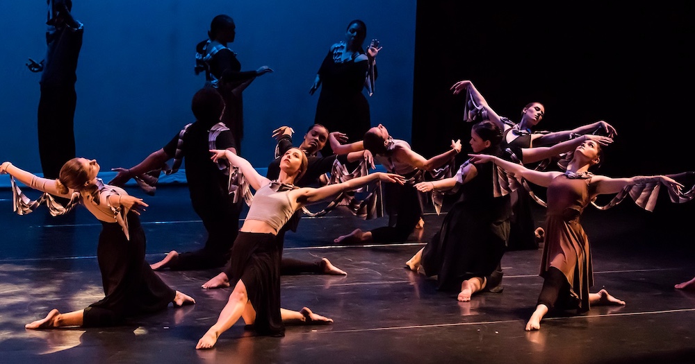 MPC Dance Students Performing at Dance Recital on Stage