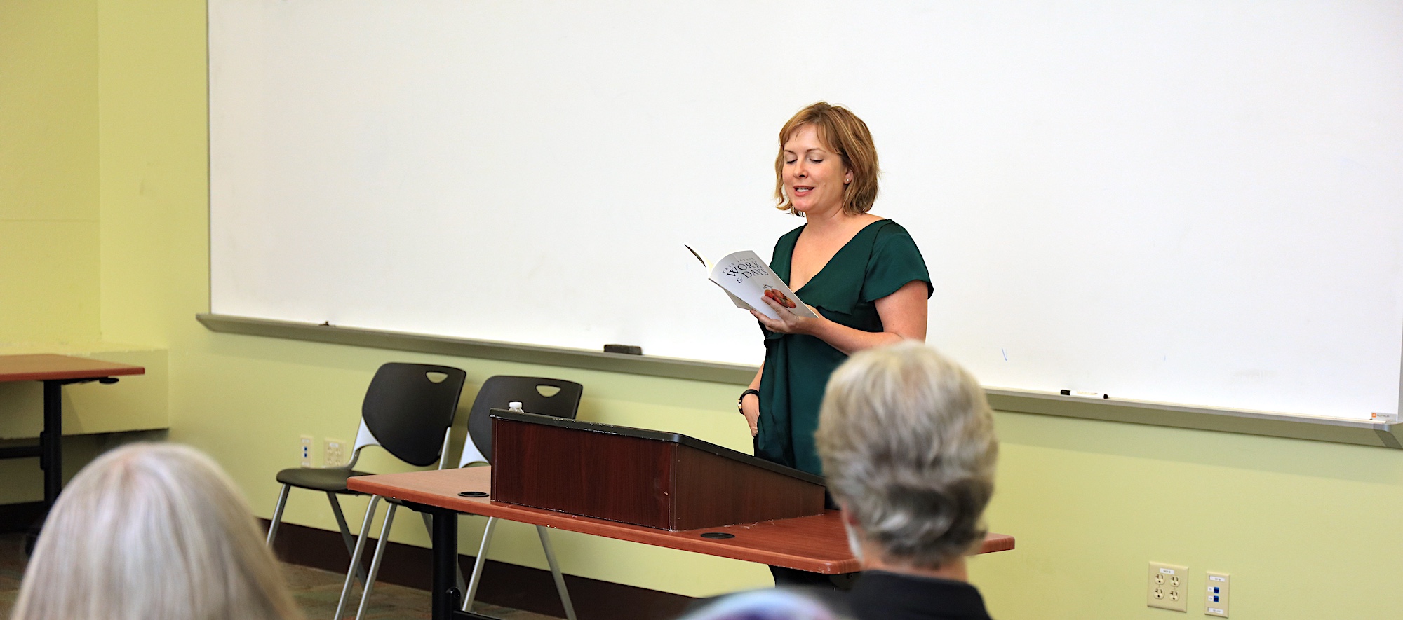 Author Tess Taylor Speaking about Her Book the Forage House for the Guest Authors Series