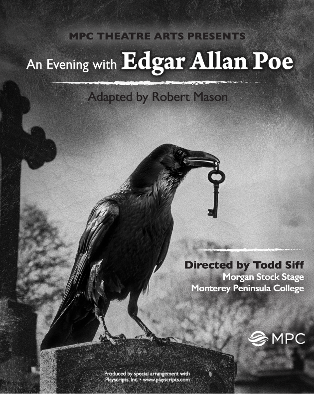 Poster for MPC Production "An Evening with Edgar Allan Poe"