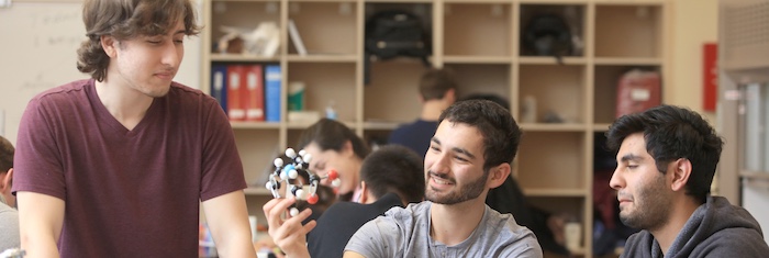 MPC science students analyzing model