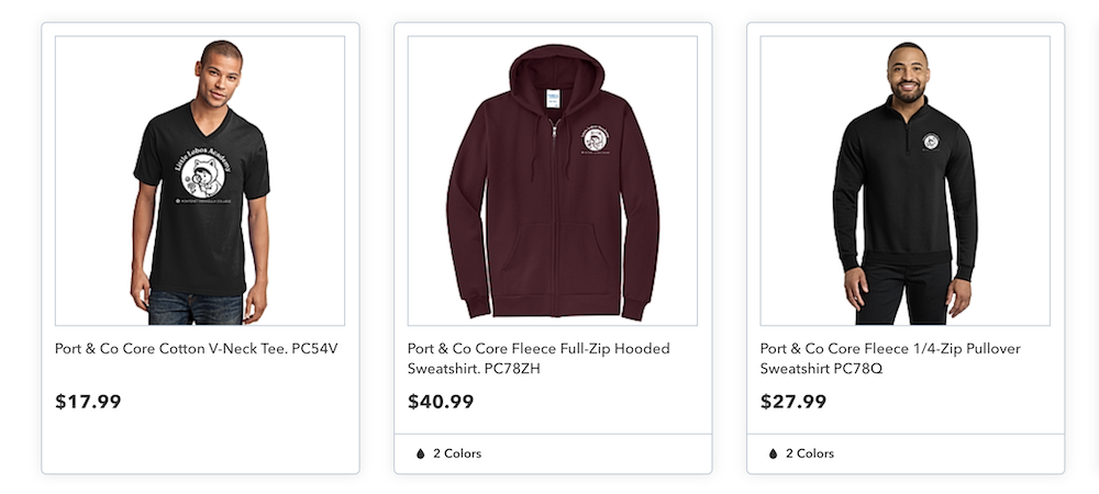 Little Lobos Academy merchandise